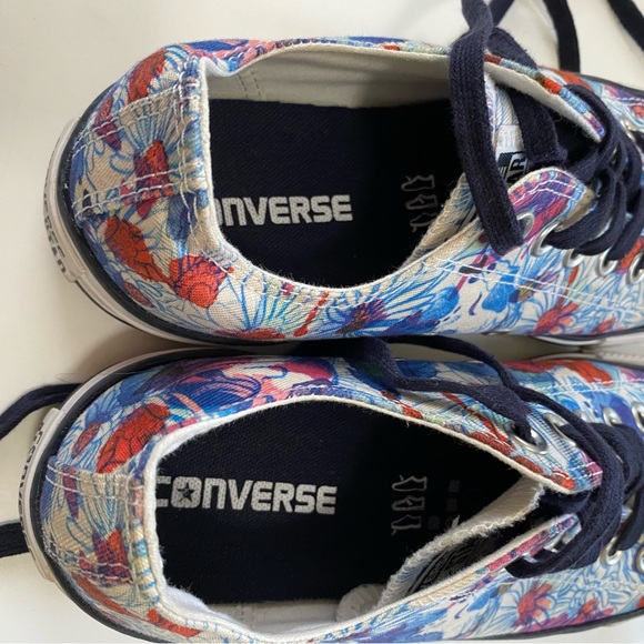 Converse low top watercolor flowers floral 8 - Picture 5 of 9